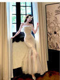Ndyad strapless mermaid dress, party dress HZ1024