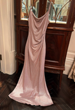 Ndyad lam¨¦ pink shimmery side slit dress birthday dress HZ1024
