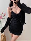 Ndyad Slim Suspender Short Dress HZ1024