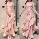 Ndyad Birthday Party Dresses Under $160??White Ruffled Layered Fairytale Graduation Prom Dresses HZ1024