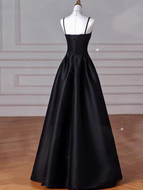 Ndyad Sweetheart ??Prom Dress for Birthday&Graduation-Burgundy Satin Long Formal Evening Dress HZ1024