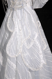 Ndyad grey A-line off-shoulder tulle sequin long prom dress, silver grey formal long dress HZ1024