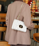 Ndyad high-end temperament versatile chain shoulder crossbody women's small square bag HZ1024