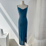 Ndyad Swing Neck Suspender Dress Party Dress HZ1024