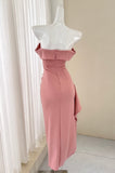 Ndyad strapless slim dress party dress HZ1024