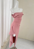 Ndyad strapless slim dress party dress HZ1024