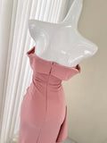 Ndyad strapless slim dress party dress HZ1024