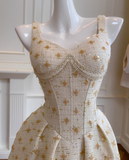 Ndyad suspender tea break dress birthday dress HZ1024