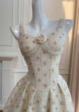 Ndyad suspender tea break dress birthday dress HZ1024