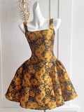 Evafashion 3D Flower Sling Dress HZ1024