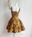 Evafashion 3D Flower Sling Dress HZ1024
