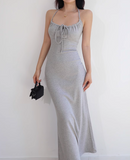Ndyad Fit Halter Long Dress HZ1024