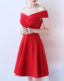 Ndyad Off Shoulder Dress Elegant Banquet Dress HZ1024