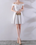 Ndyad Off Shoulder Dress Elegant Banquet Dress HZ1024