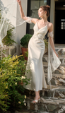 Ndyad tulle satin suspender dress party mermaid dress HZ1024