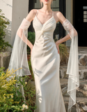 Ndyad tulle satin suspender dress party mermaid dress HZ1024