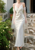 Ndyad tulle satin suspender dress party mermaid dress HZ1024