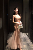 Ndyad retro sequined mesh dress Party dress HZ1024