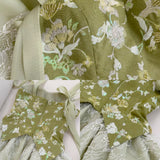 Ndyad Green A-line Mesh Lace Sequined Short Prom Dress Homecoming Dress HZ1024