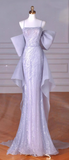 Ndyad Mermaid Spaghetti Straps Tulle Sequin Long Proml Dress, Formal Party Dress HZ1024