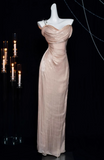 Ndyad satin long prom dress, formal dress HZ1024