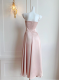 Ndyad A-line suspender dress high-end temperament dress HZ1024