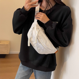 Evafashion crossbody chest bag versatile casual one-shoulder dumpling bag HZ1024