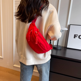 Evafashion crossbody chest bag versatile casual one-shoulder dumpling bag HZ1024