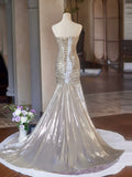 Ndyad Strapless Long Prom Dress, Beautiful Evening Party Dress HZ1024