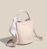 Evafashion trendy red niche versatile portable bucket bag HZ1024