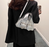 Ndyad shoulder crossbody bag sweet cool hot girl motorcycle style handbag HZ1024