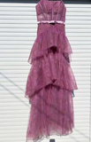 Ndyad Printed A Line Spaghetti Strap Corset Prom Dress HZ1024