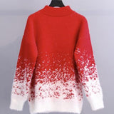 Ndyad Snowflake Long Sleeve Sweater HZ1024