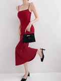 Ndyad mermaid spaghetti strap long dress HZ1024