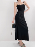 Ndyad mermaid spaghetti strap long dress HZ1024