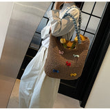 Ndyad bag beach bag handbag large capacity tote bag HZ1024