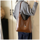 Evafashion retro shoulder bag casual bucket bag HZ1024