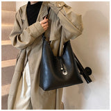 Evafashion retro shoulder bag casual bucket bag HZ1024