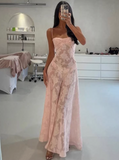 Evafashion sling slim evening gown long dress sling dress HZ1024
