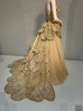 Ndyad A-line Strapless Tulle Sequined Long Ball Gown HZ1024