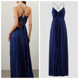 Ndyad Green Backless Prom Dress for Vegas Pool Party?? Glam Chiffon Evening Dress for Special Ocassion HZ1024