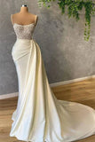 Ndyad Satin Spaghetti strap Sweetheart Sequined Beaded Long Prom Dress Gorgeous Evening Dress HZ1024
