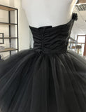 Ndyad Sweetheart Corset Tulle Strapless Prom Dress HZ1024