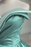 Ndyad Satin Off-the-shoulder Long Prom Dress Bridesmaid Dress HZ1024