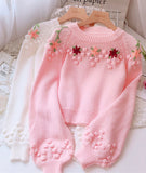 Ndyad Flowers Long Sleeve Sweater HZ1024