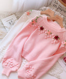 Ndyad Flowers Long Sleeve Sweater HZ1024
