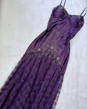 Ndyad Spaghetti Straps Lace Beaded Prom Dress Graduation Prom Dress Adult Ceremony Dress HZ1024