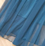 Ndyad Spaghetti Strap Chiffon Beaded Appliqu¨¦ Long Prom Dress Evening Dress HZ1024