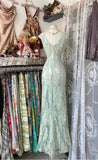 Ndyad Mermaid V-neck Satin Tulle Long Prom Dress HZ1024