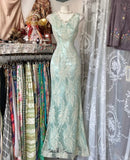 Ndyad Mermaid V-neck Satin Tulle Long Prom Dress HZ1024